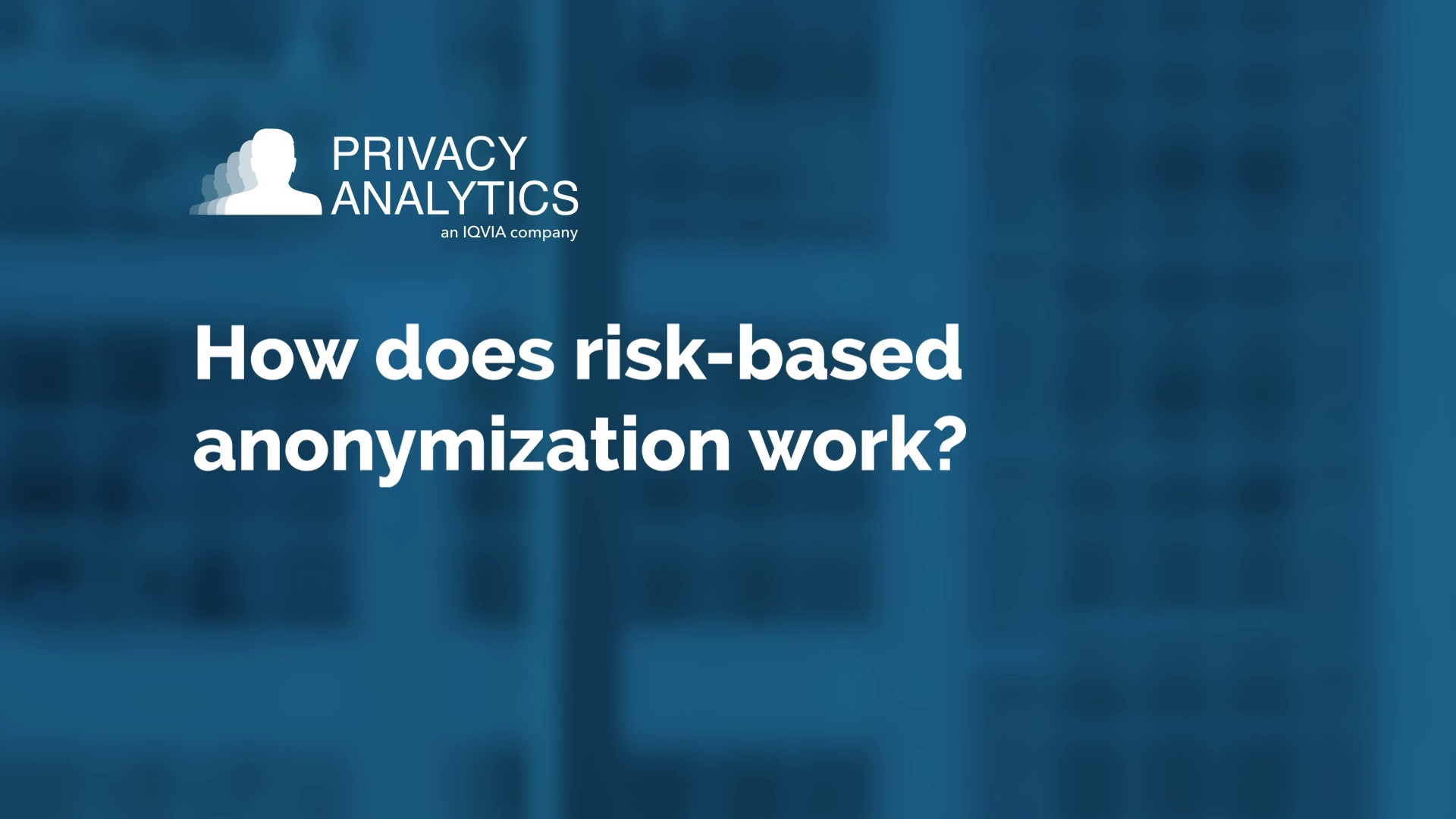 Data masking vs De-identification vs Anonymization